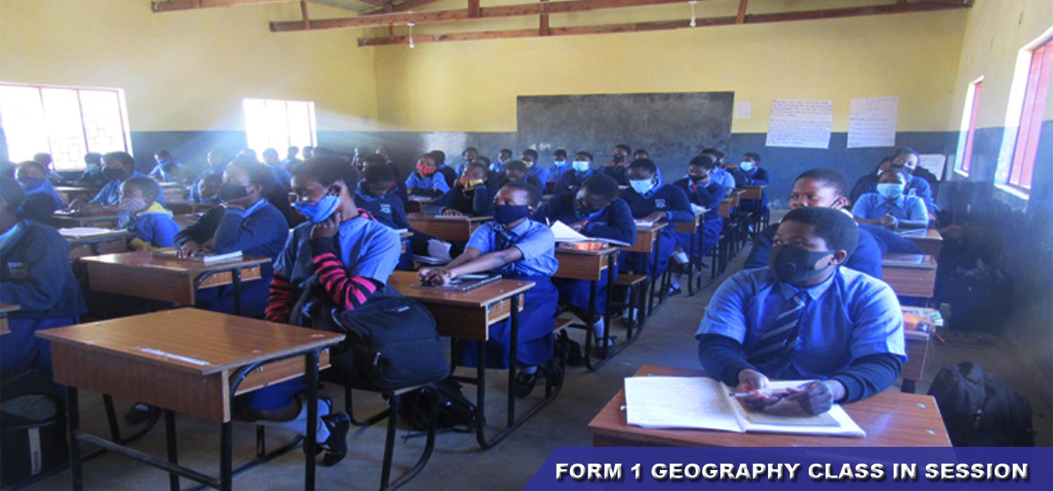 Form 1 Geography class